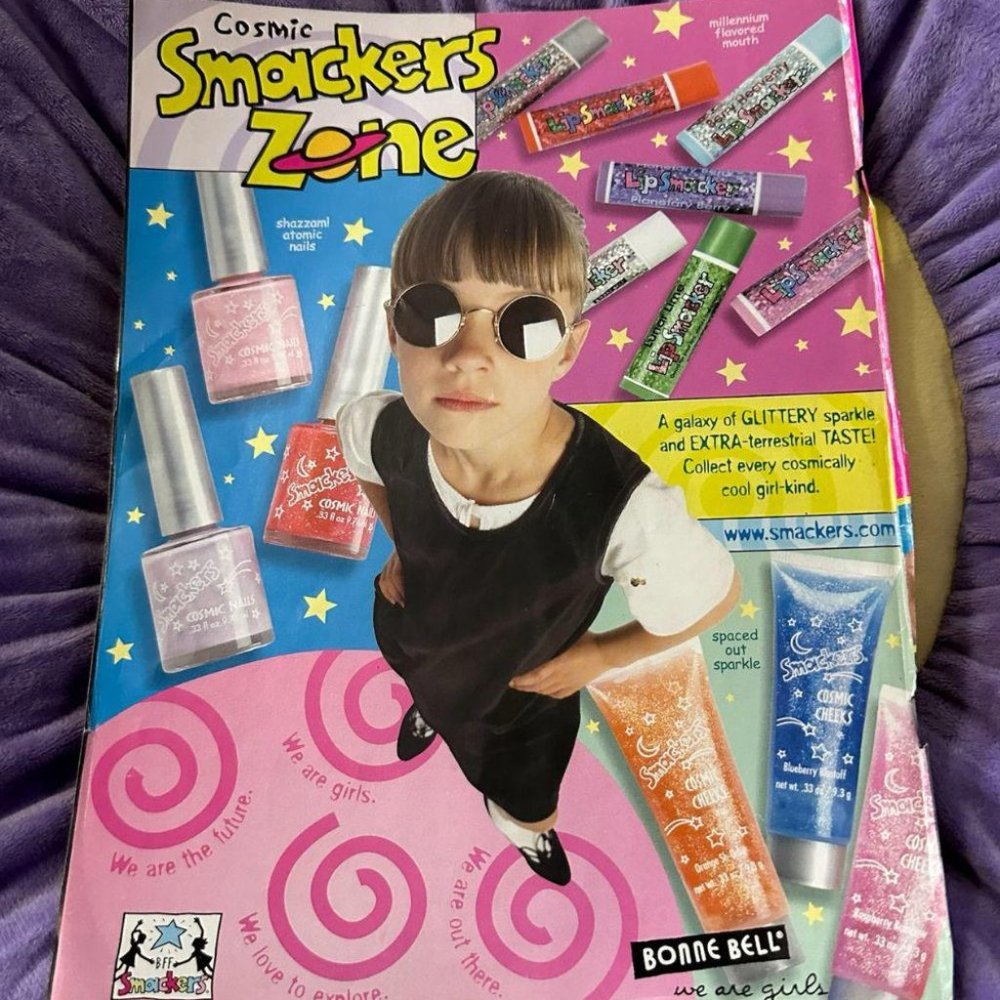OCTOBER 1999 16 MAGAZINE PAGE LIPSMACKERS AD/BACK NBC AD